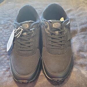 Hey Dude Men's Black Sneakers